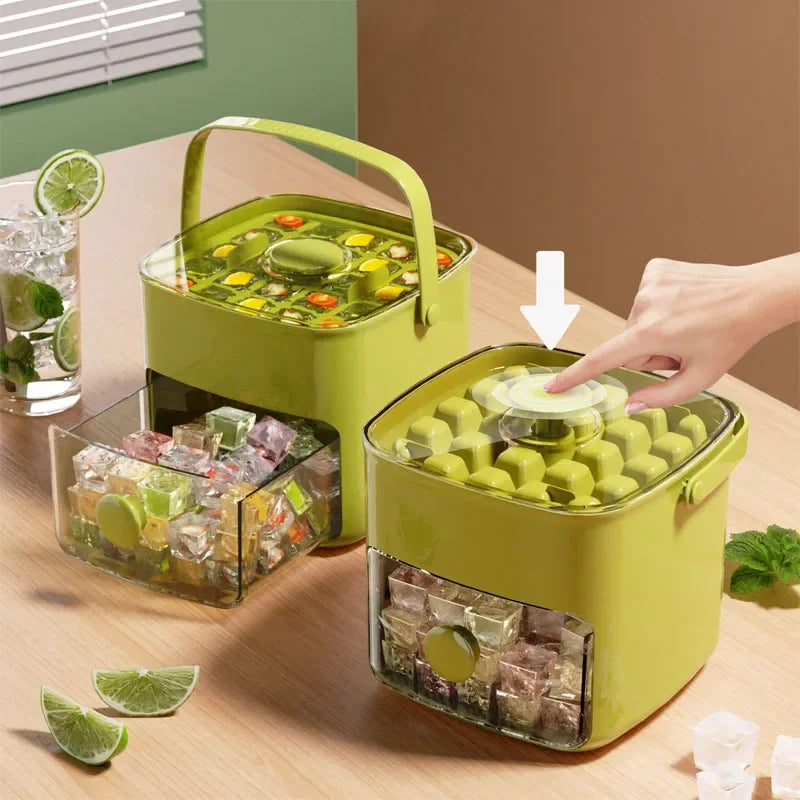48 Grid Ice Cube Maker – One Touch Release
